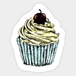 Cupcake Image Sticker